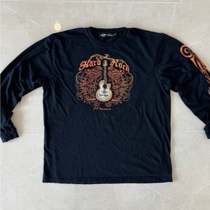 Hard Rock Cafe Miami Black Long Sleeve Shirt